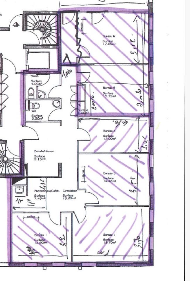 Bureau Rennes 133m² Location bureau Rennes Ille-et-Vilaine OLBUR2531267 1